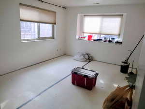 Spare room with plenty of natural light