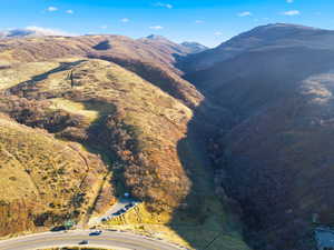 View of mountain background