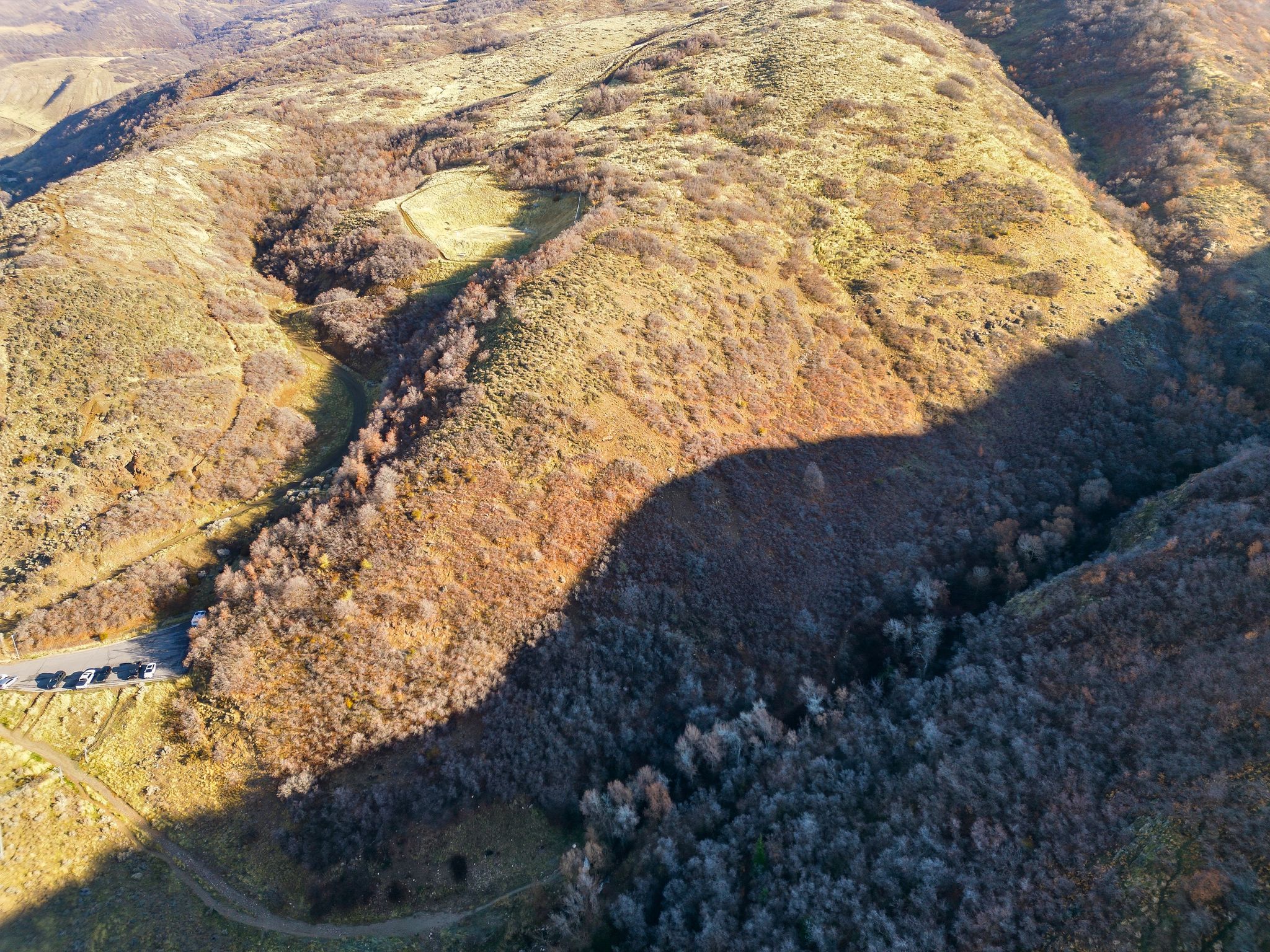 Aerial view of property and surrounding area