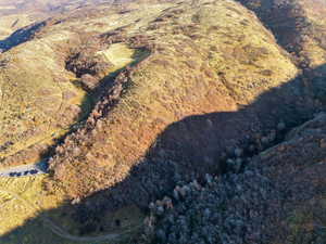Aerial view of property and surrounding area