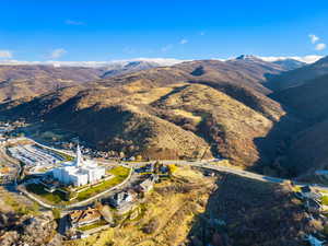 View of mountain background