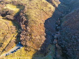 Aerial view of property and surrounding area
