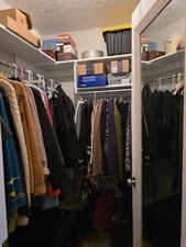 View of spacious closet