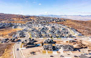 Aerial overview of property's location featuring Lone Peak Canyon Development.