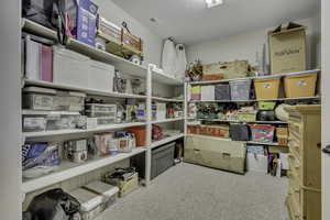 View of storage area