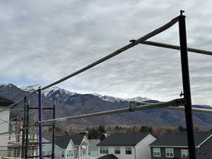 Mountain view from the deck