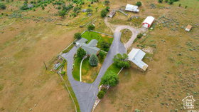 Aerial overview of property's location