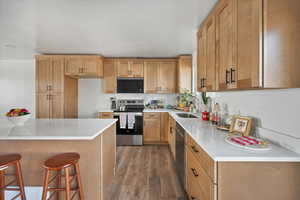 Great room has LVP plank flooring in all areas