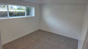 Large family room on garden level