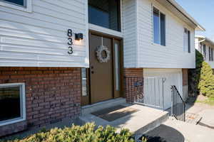 Steps, front porch and front entry