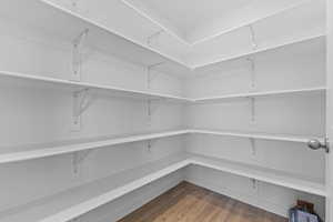 View of storage area