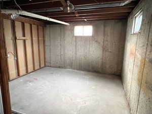 View of basement