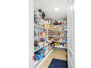 View of storage area