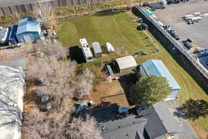 Aerial overview of property's location