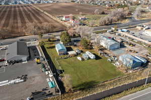 Aerial view of property and surrounding area