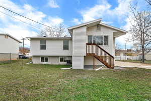 Rear view of property