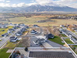 View of property location with nearby suburban area and a mountain backdrop