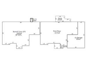 View of floor plan / room layout
