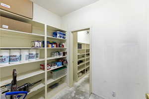 View of storage room