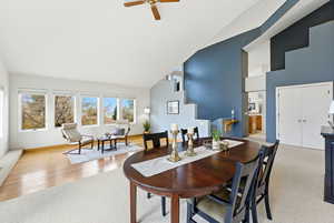 Dining and sitting area