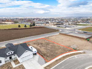 View of property location with property parcel outlined