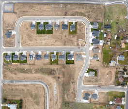Aerial view of property's location