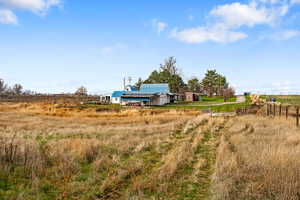 View of yard featuring a rural view