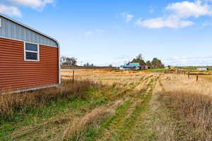 View of yard featuring a rural view