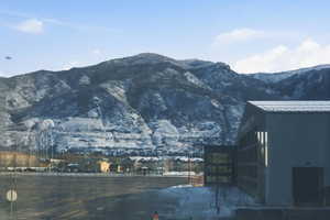 View of mountain background
