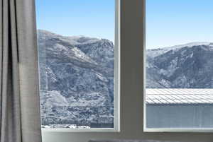 Detailed view of mountains