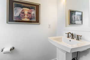 Bathroom with a sink