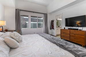 Bedroom with ensuite bathroom