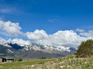 Northwest View of mountain backdrop