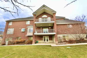 Back of house showing walkout views from each level