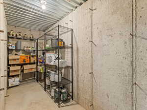 View of cold storage room