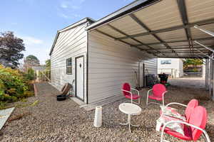 View of outdoor structure