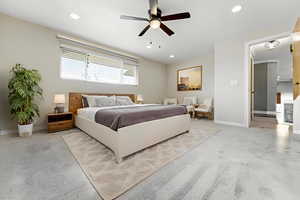 Virtually staged - Primary Suite