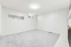 potential to cover wallpaper with shiplap and paint wood boards