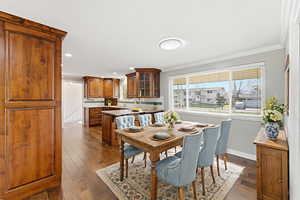 Virtual Staged Dining Area