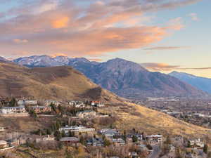 Aerial view looking south
