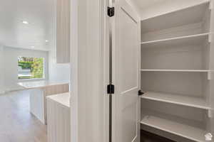 View of storage area