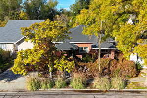 Secluded from street