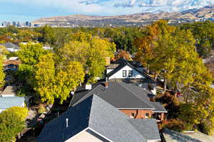 Bird's eye view of mountains