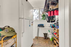 North Unit 1888 Back Porch Leading to backyard and Bsmnt Apt