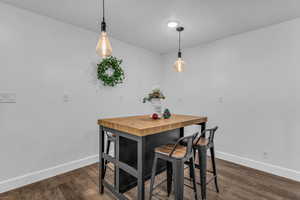 Plumbed and ready kitchenette