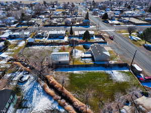 Aerial view of property's location