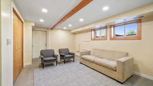 Downstairs mother in law family room