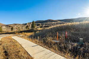 View of mountain background