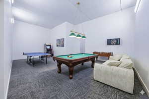 Bonus room virtually staged as a game room.