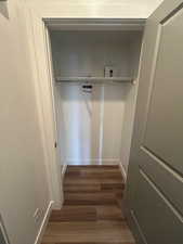 View of closet
